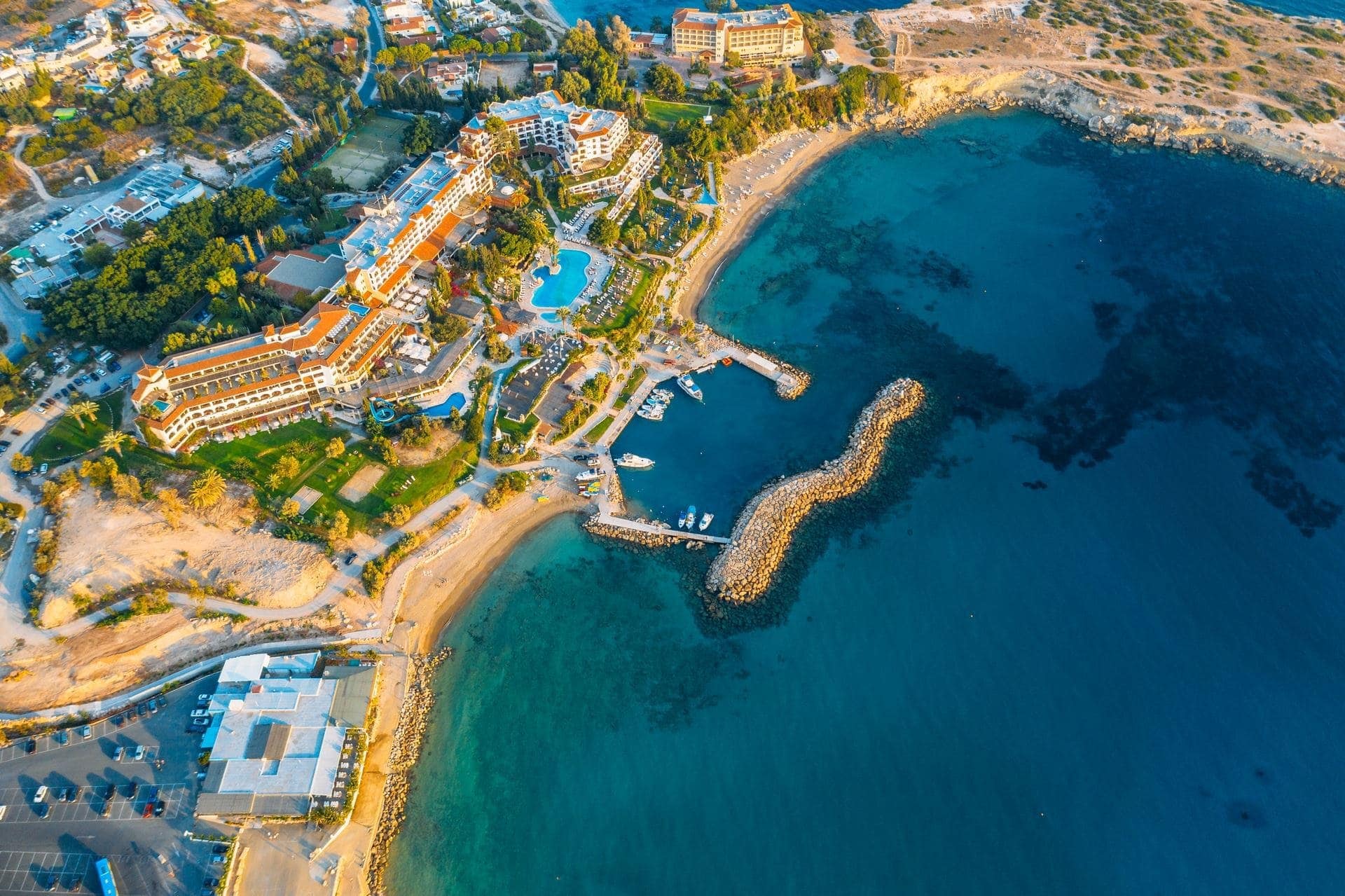 Coral Bay strand Páfoszon